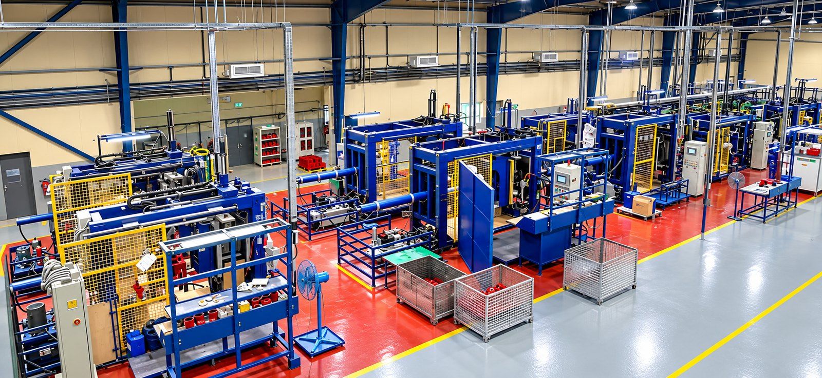 APG clamping machine line